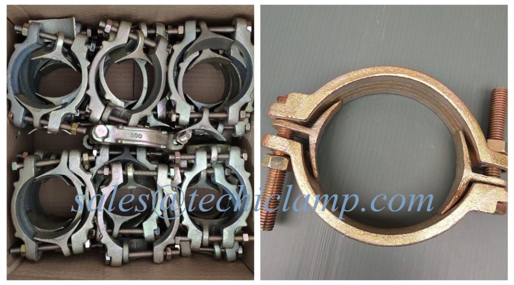 Double Bolt Clamp Size SL115, Top quality Hydraulic Pipe Clamp, Hose Clamp