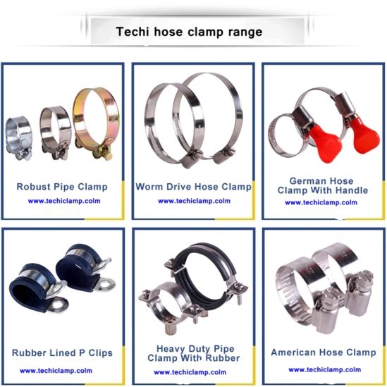 worm gear clamp size Top quality Hydraulic Pipe ClampHose Clamp