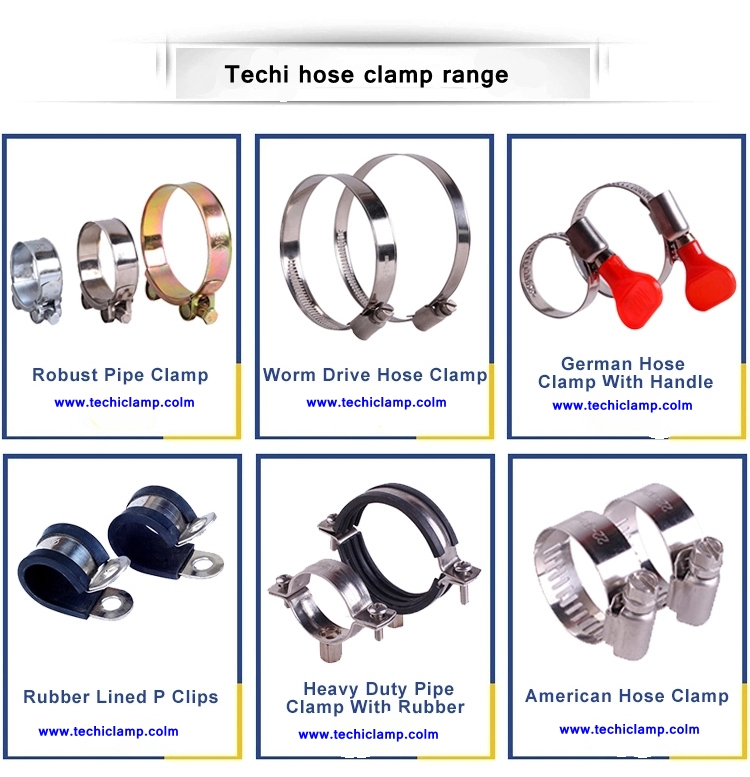 types of hose clamps