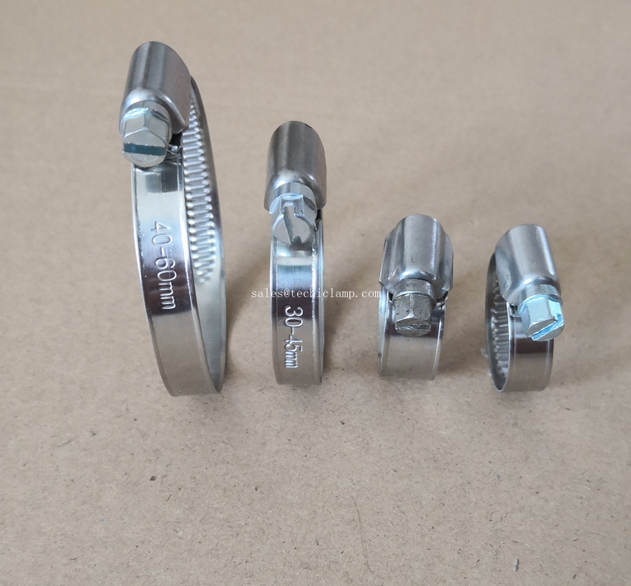 Embossed Worm Drive Clamp & Worm Gear Clamp Top quality Hydraulic