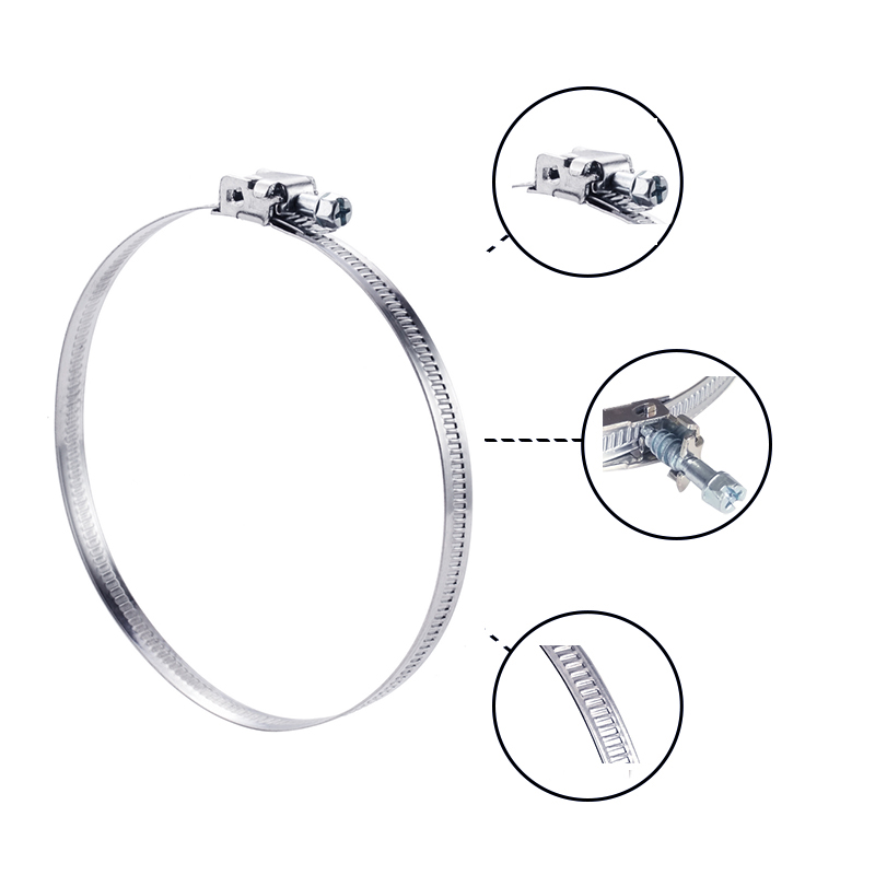Stainless Steel 430 Quick Release Hose Clamp Top quality Hydraulic