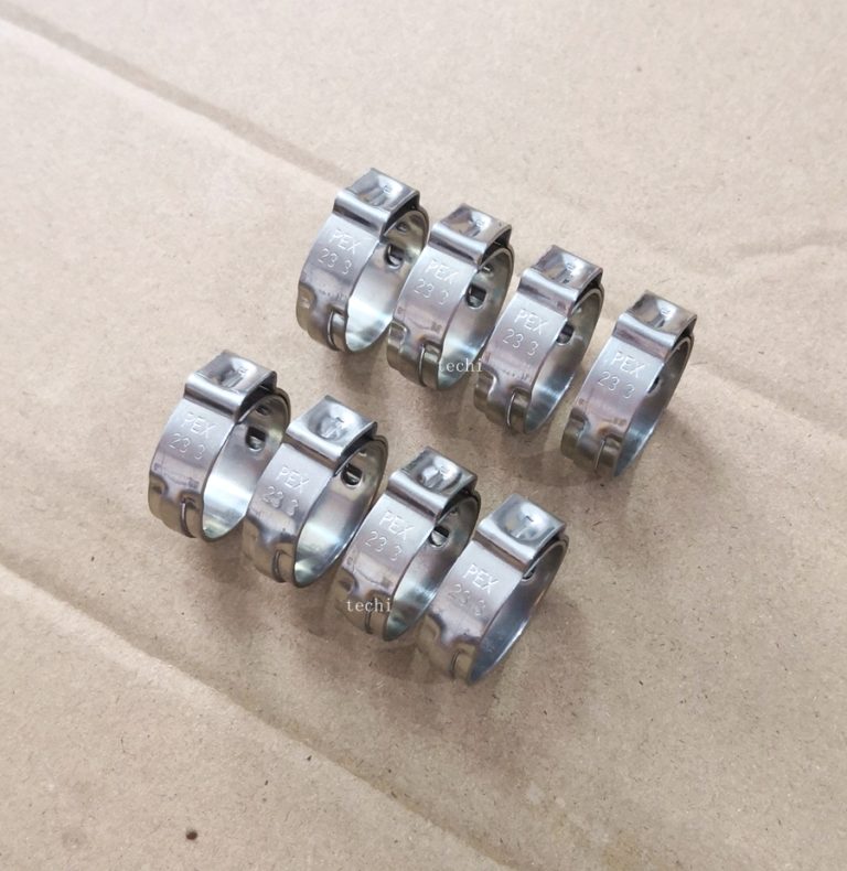 Pex ear clamp size 23.3mm Top quality Hydraulic Pipe ClampHose Clamp